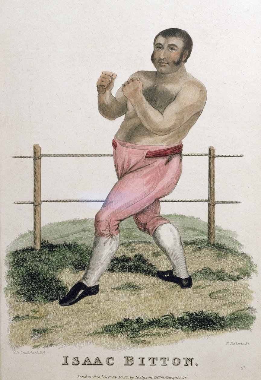 Isaac Bitton, graveret af P. Roberts, udgivet 1822 af Isaac Robert Cruikshank