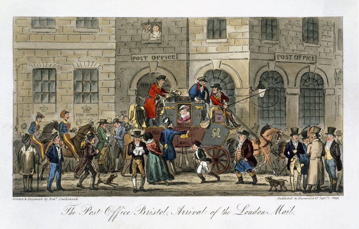 The Post Office Bristol, Arrival of the London Mail, fra 