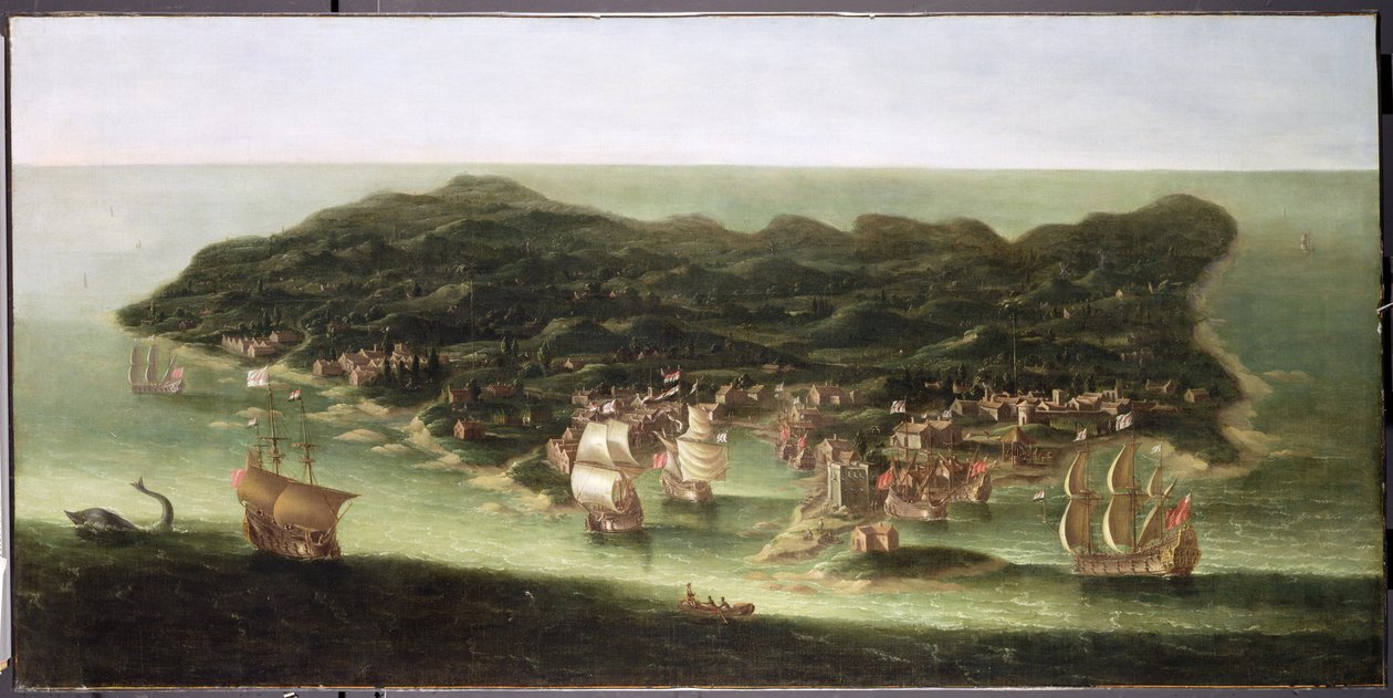 Øen Barbados, ca. 1694 af Isaac Sailmaker