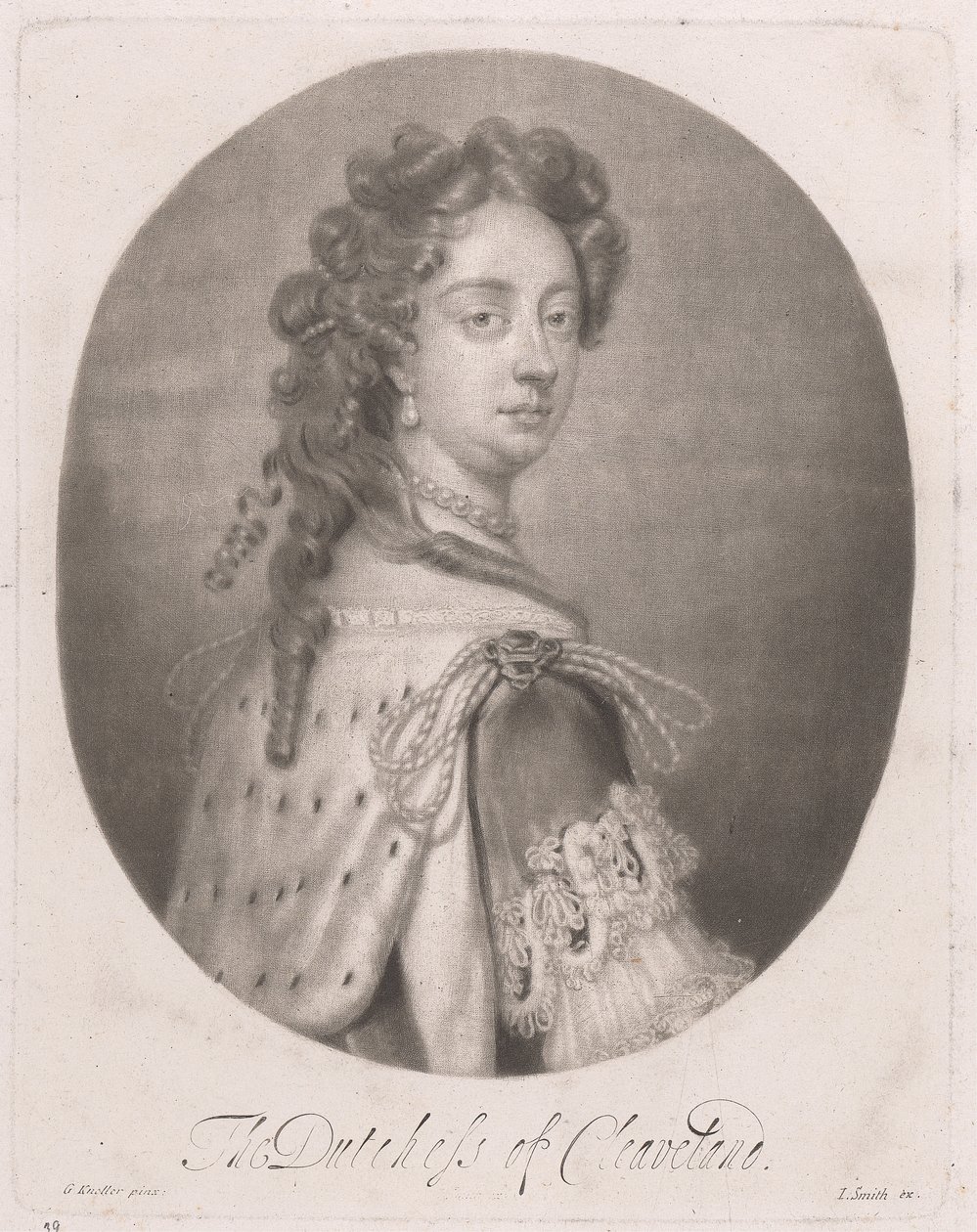 Barbara, hertuginde af Cleveland (d. 1709) af Isaac Beckett