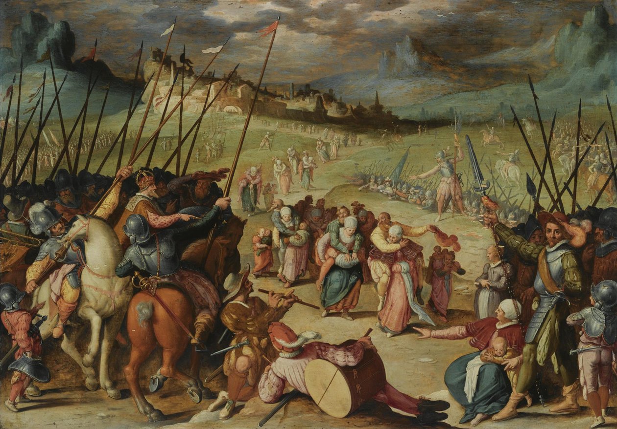 Weinsbergs trofaste hustruer af Isaac Claesz Swanenburgh
