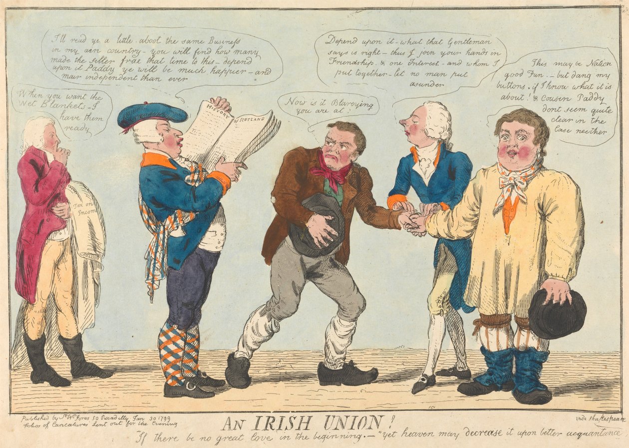 Eine irische Union af Isaac Cruikshank
