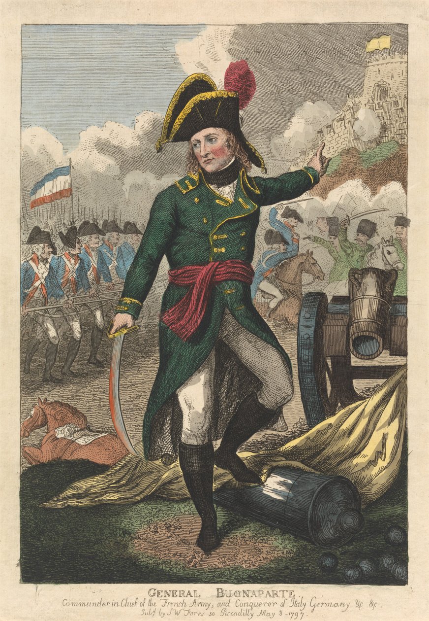 General Buonaparte af Isaac Cruikshank