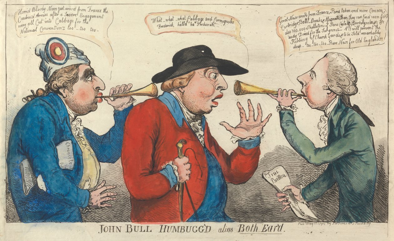 John Bull getäuscht alias Beidohrig af Isaac Cruikshank