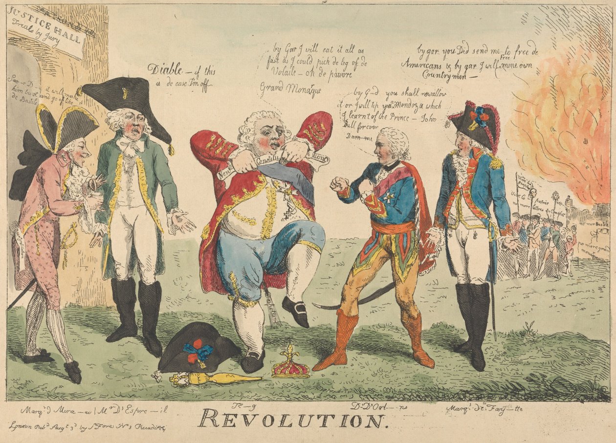 Revolution af Isaac Cruikshank