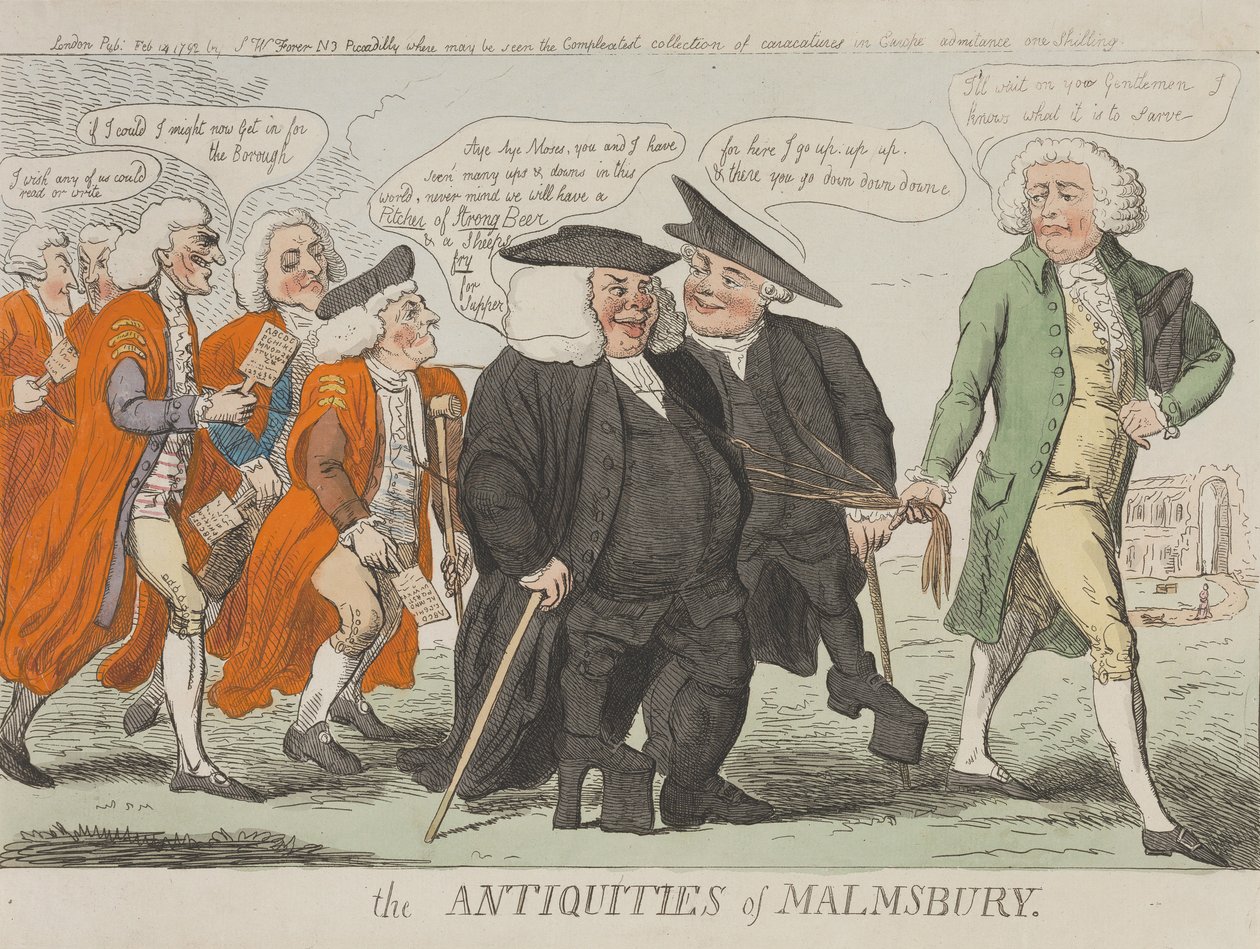 Die Altertümer von Malmsbury af Isaac Cruikshank