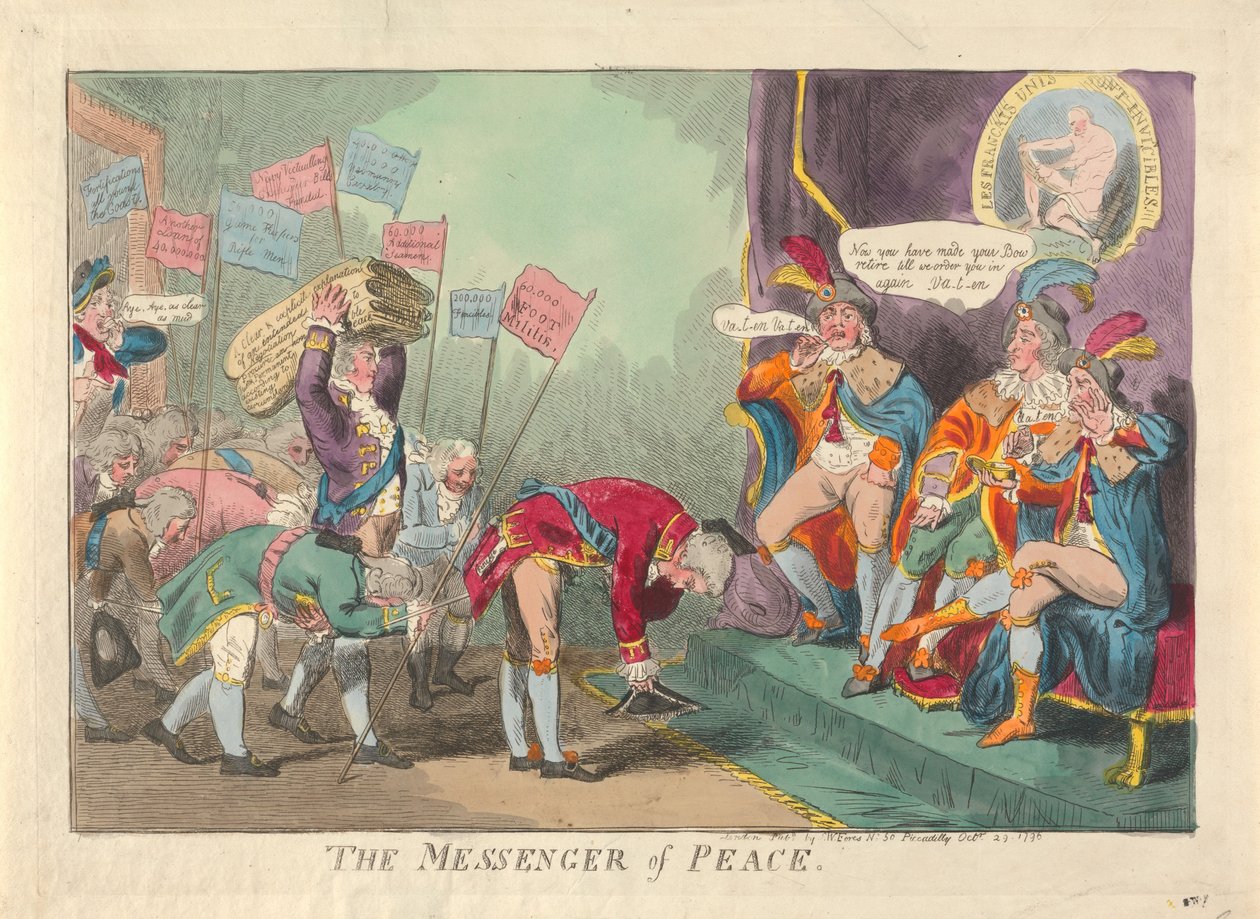 Der Friedensbote af Isaac Cruikshank