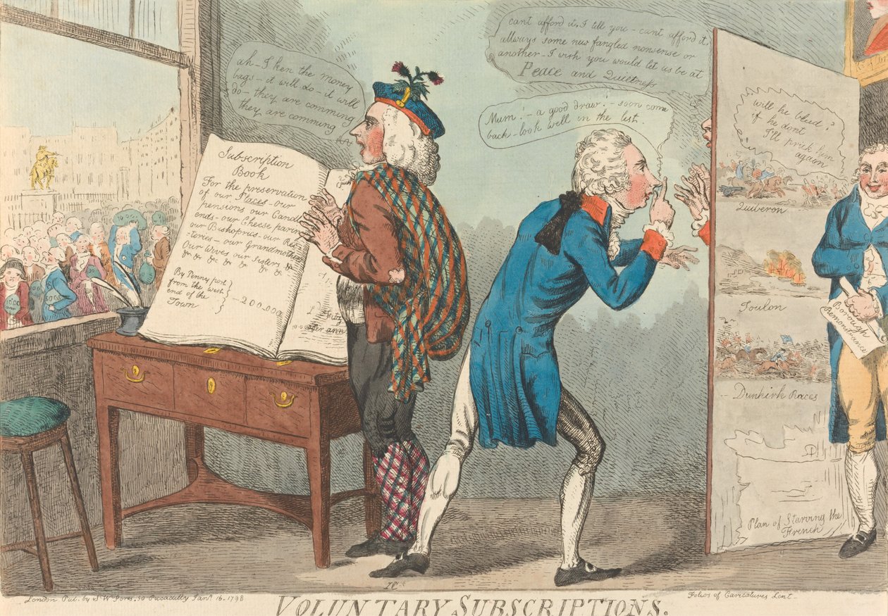 Freiwillige Abonnements af Isaac Cruikshank