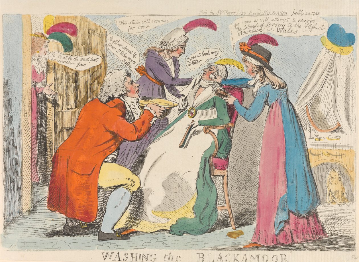 Den Mohren waschen af Isaac Cruikshank