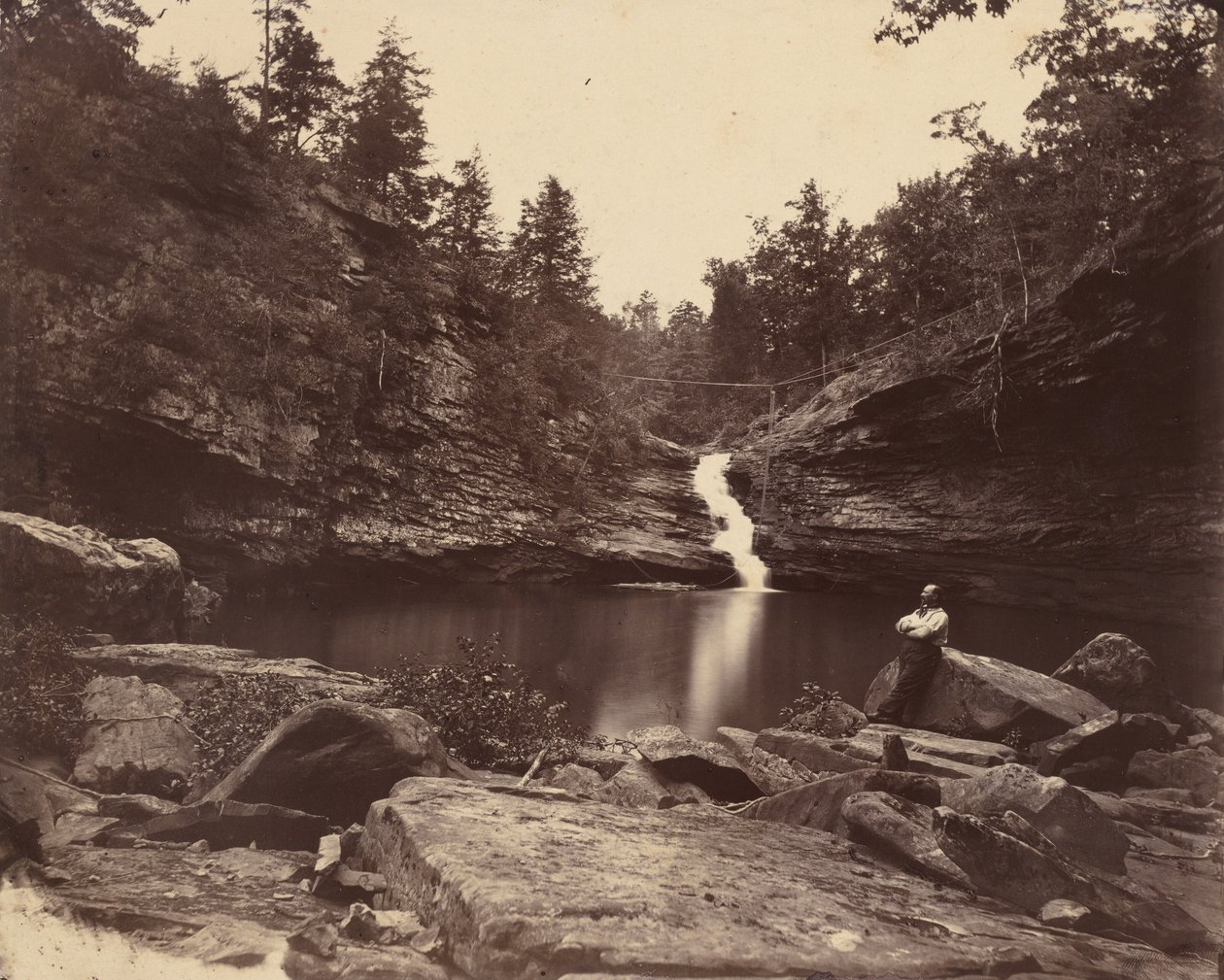 Lula Lake, Lookout Mountain, Georgia af Isaac H. Bonsall