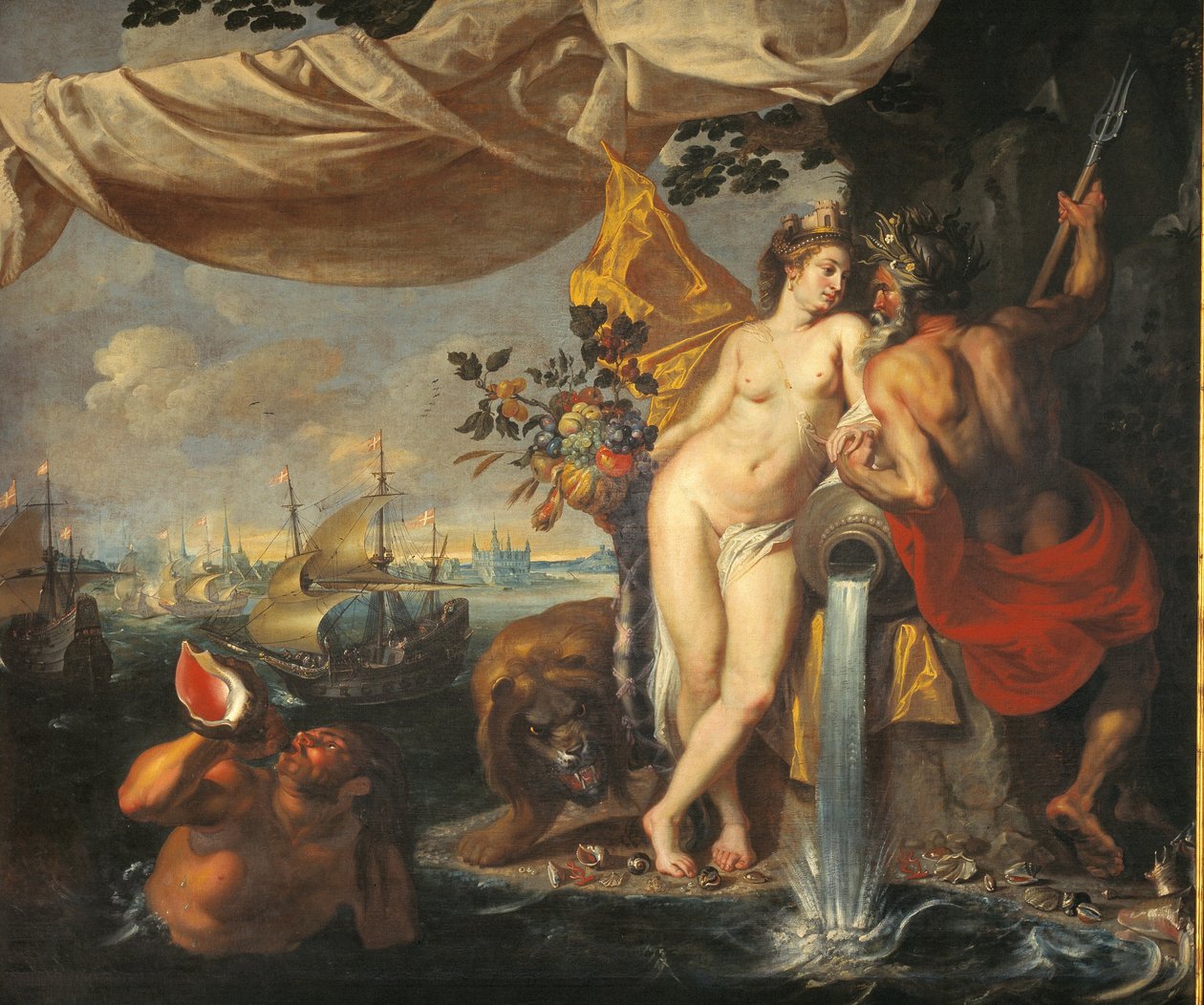 Allegori af Øresund af Isaac Isaacsz