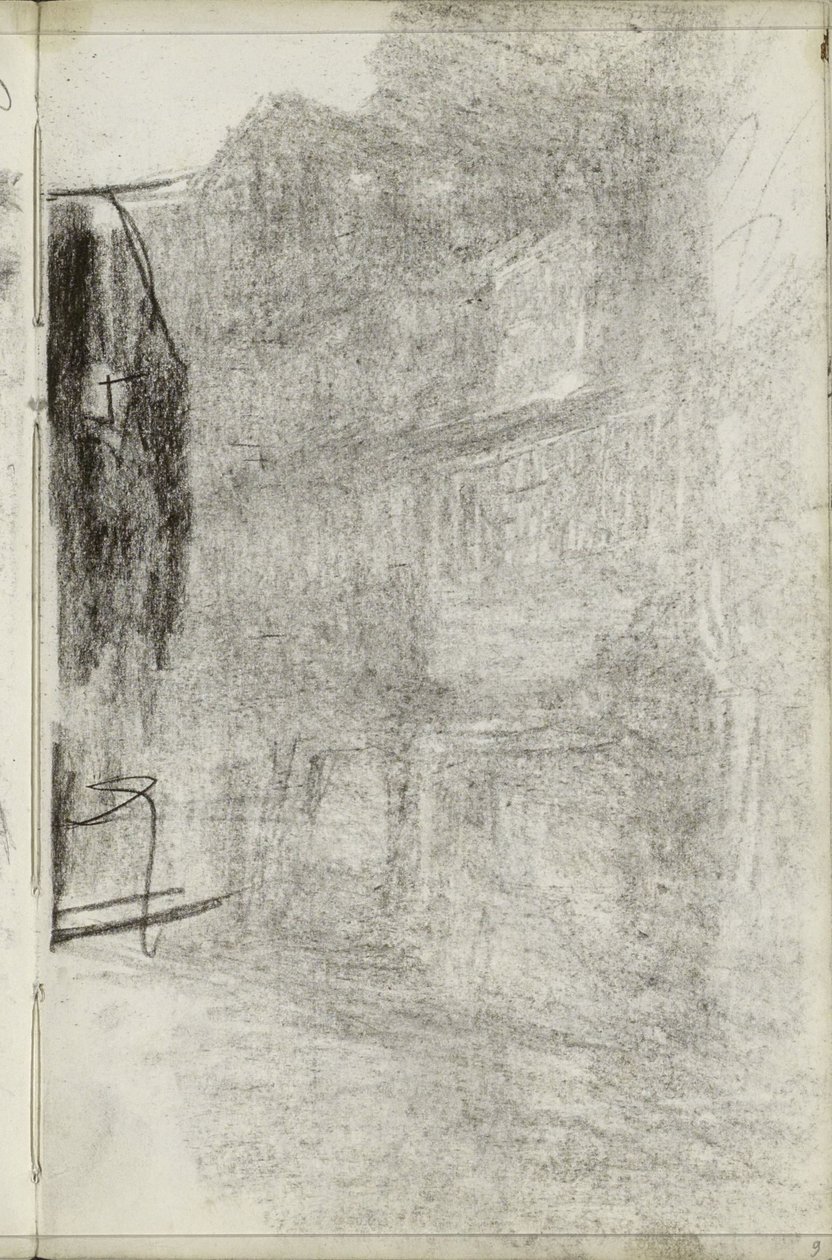 Arkitekturstudie af Isaac Israels