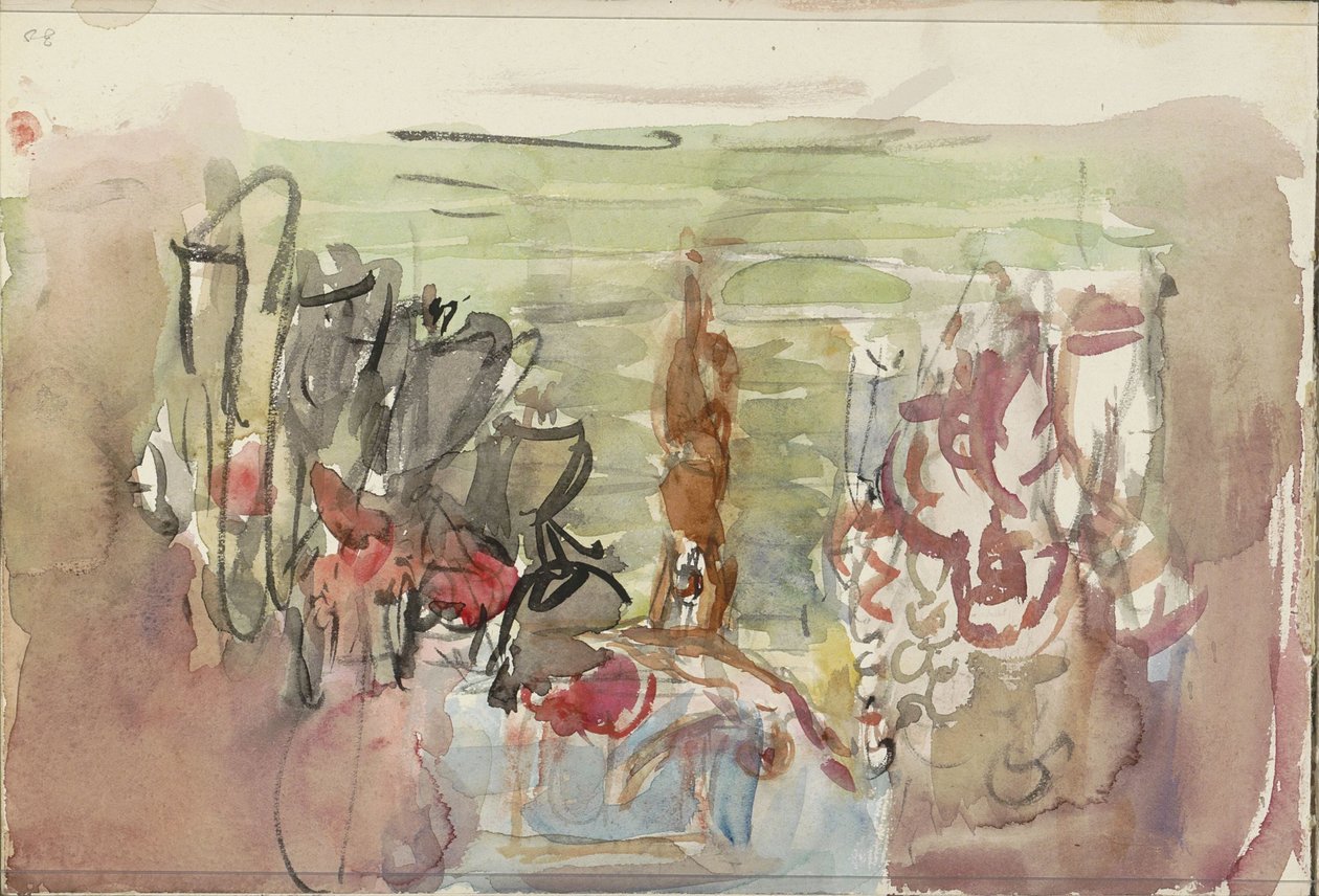 Kunstnere på scenen af Isaac Israels
