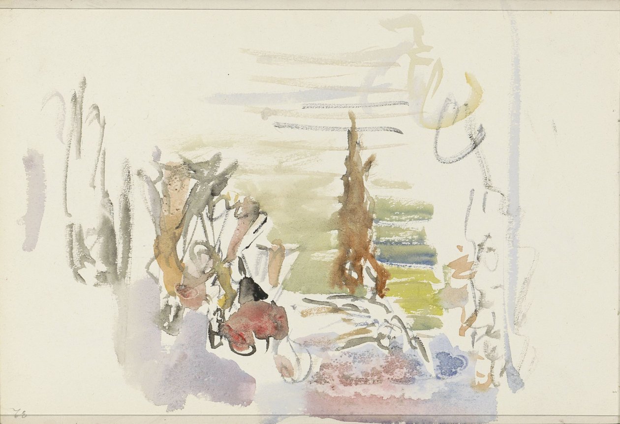 Kunstnere på scenen af Isaac Israels