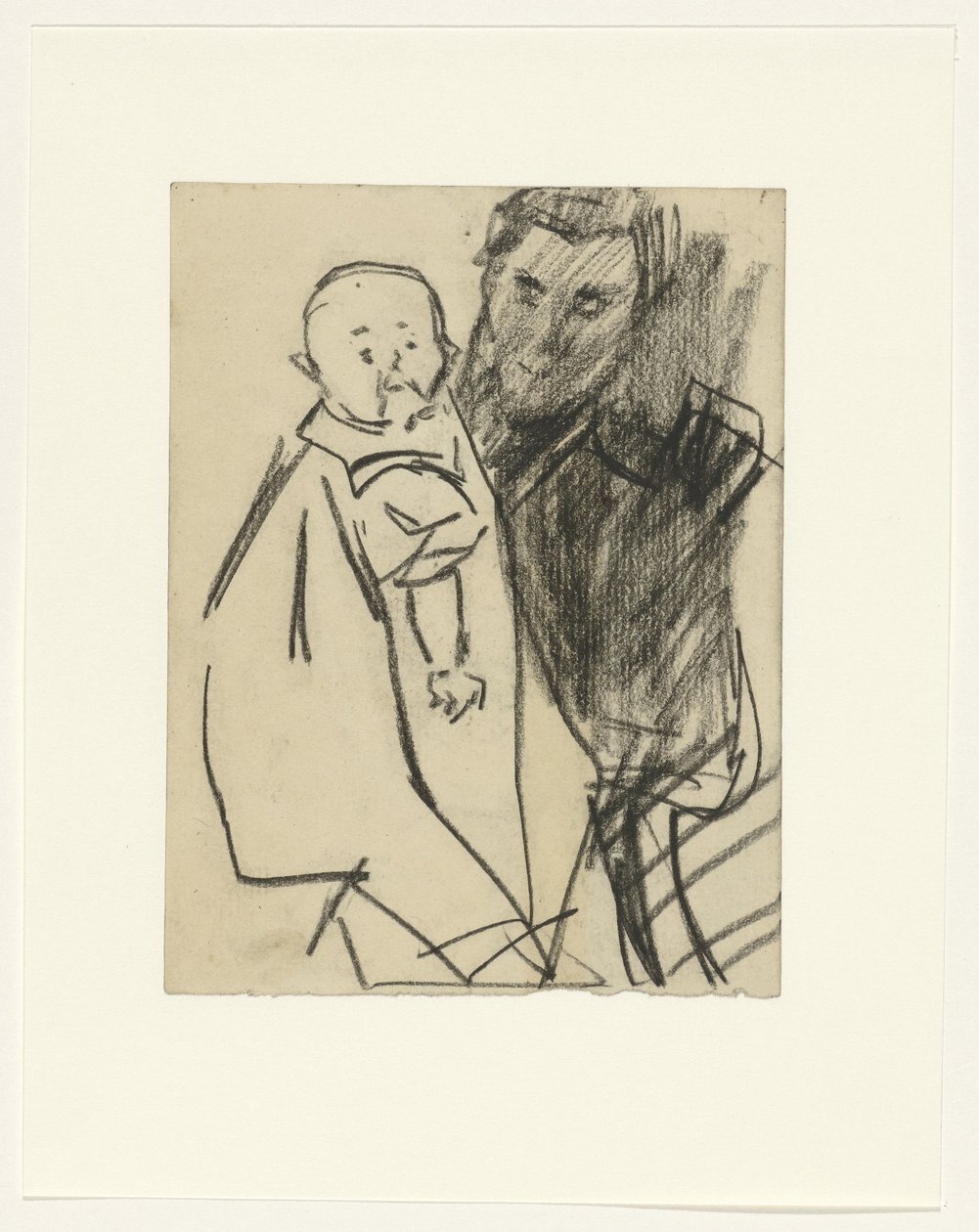Mor med barn af Isaac Israels