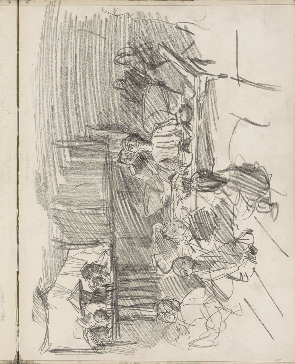 Publikum ved et gamelan-orkester af Isaac Israels