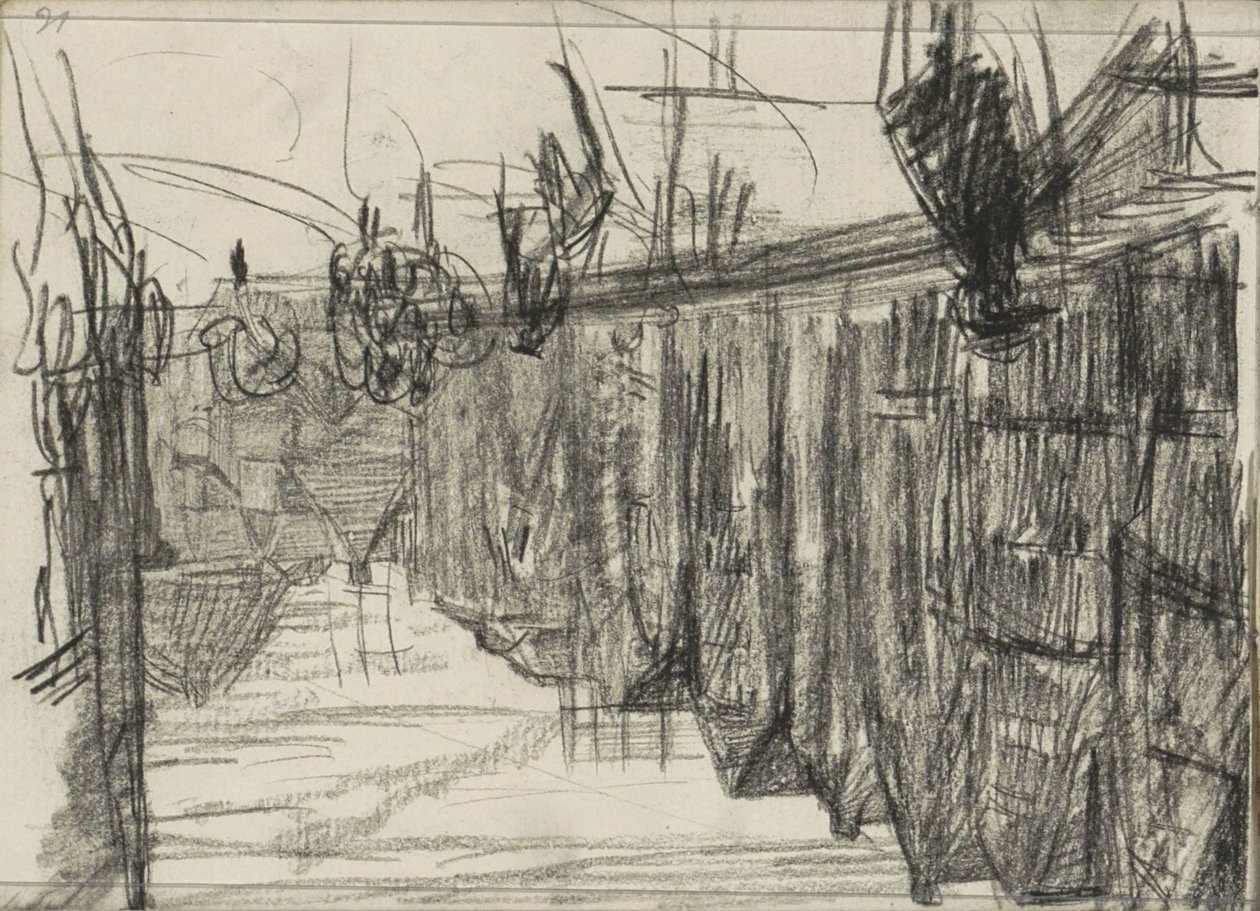 Bybillede med figurer af Isaac Israels