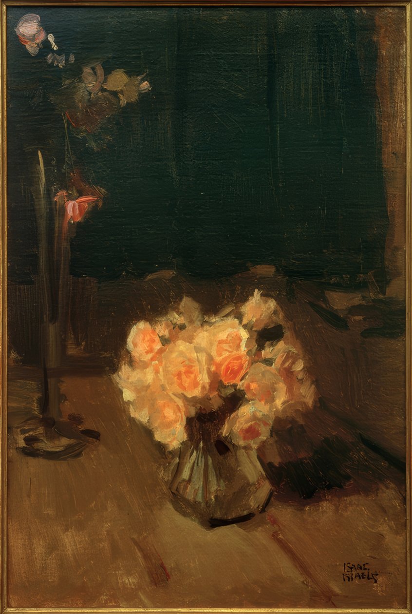Stilleben med roser af Isaac Israels