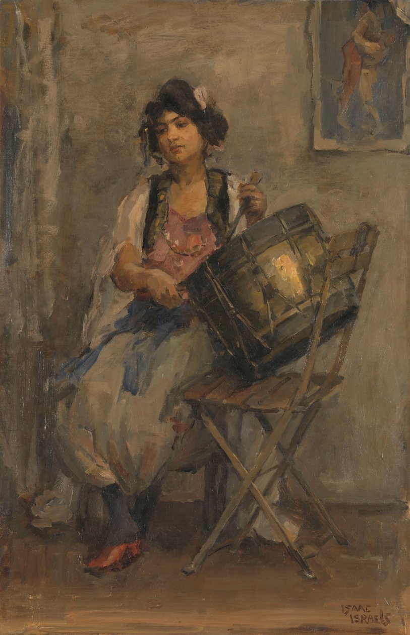 Trommeslagerfruen af Isaac Israels