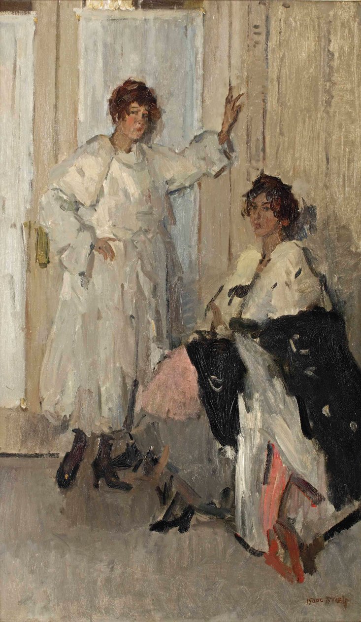 Mannequinerne Ippy og Gertie i Hirsch, Amsterdam, ca. 1915-17 (olie på lærred) af Isaac Israels