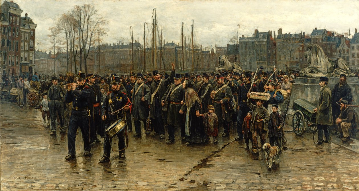 Transport af koloniale soldater af Isaac Israels