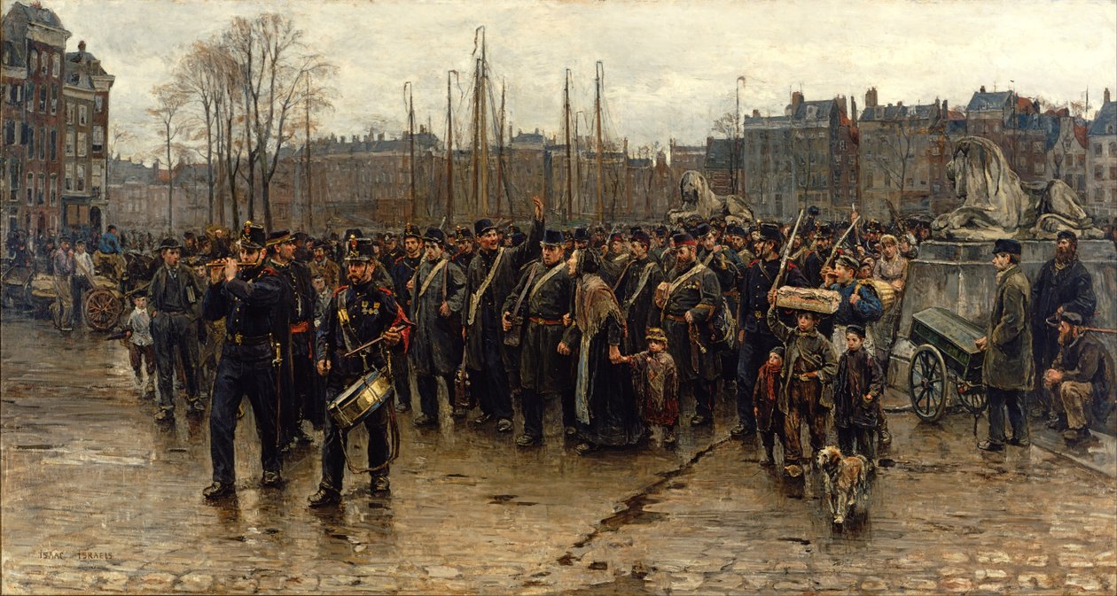 Transport af kolonisoldater af Isaac Israels
