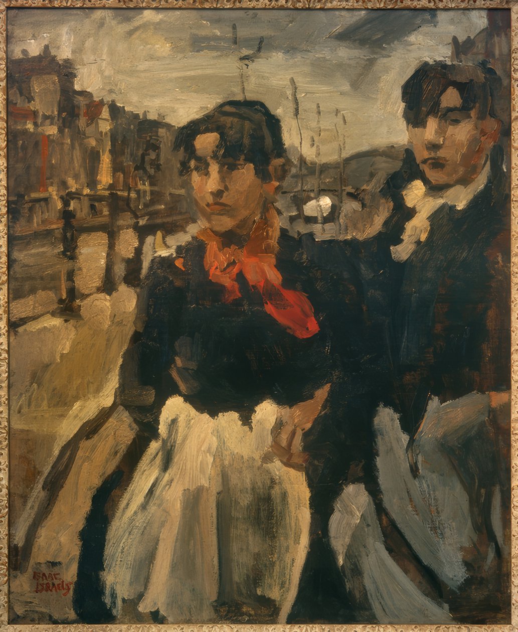 To piger på Lijnbaansgracht af Isaac Israels