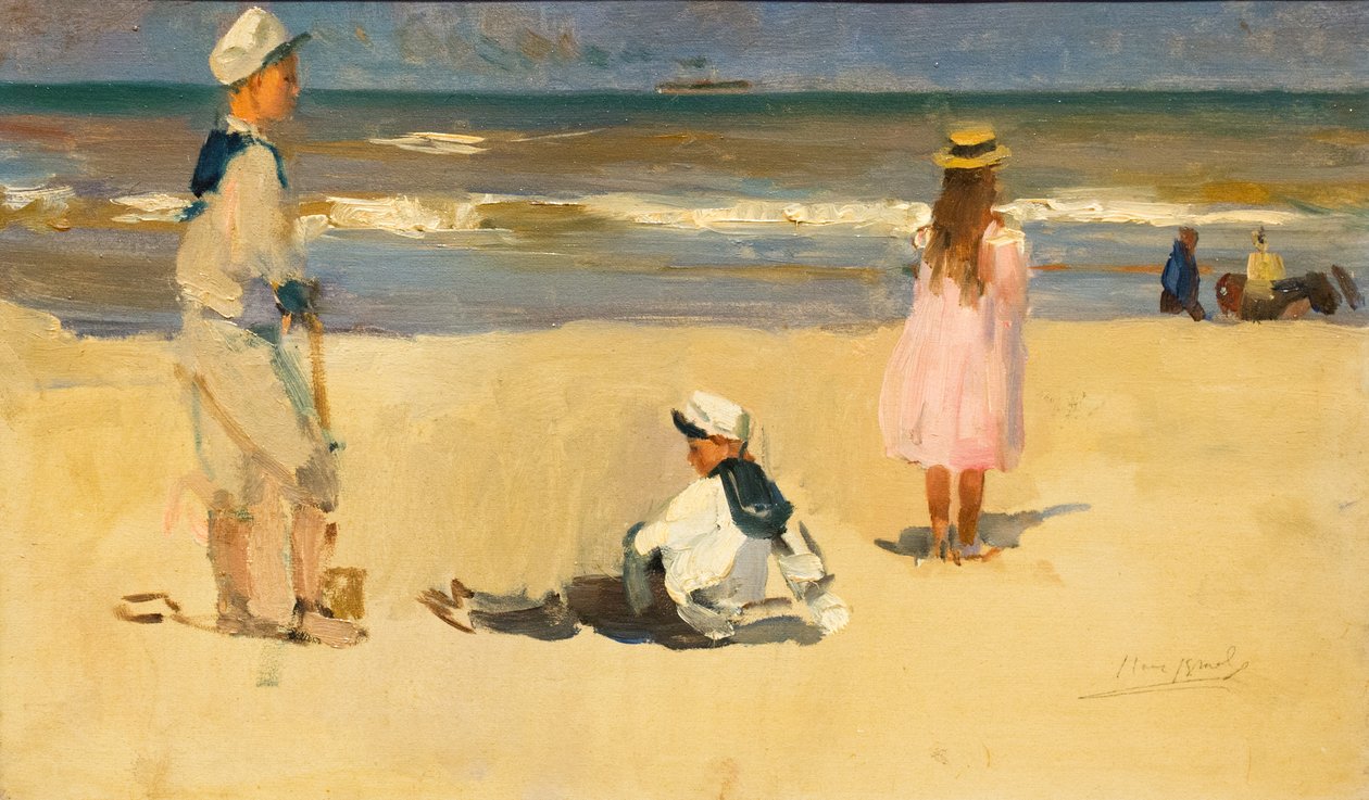Tysk: Am Strand På stranden af Isaac Israels