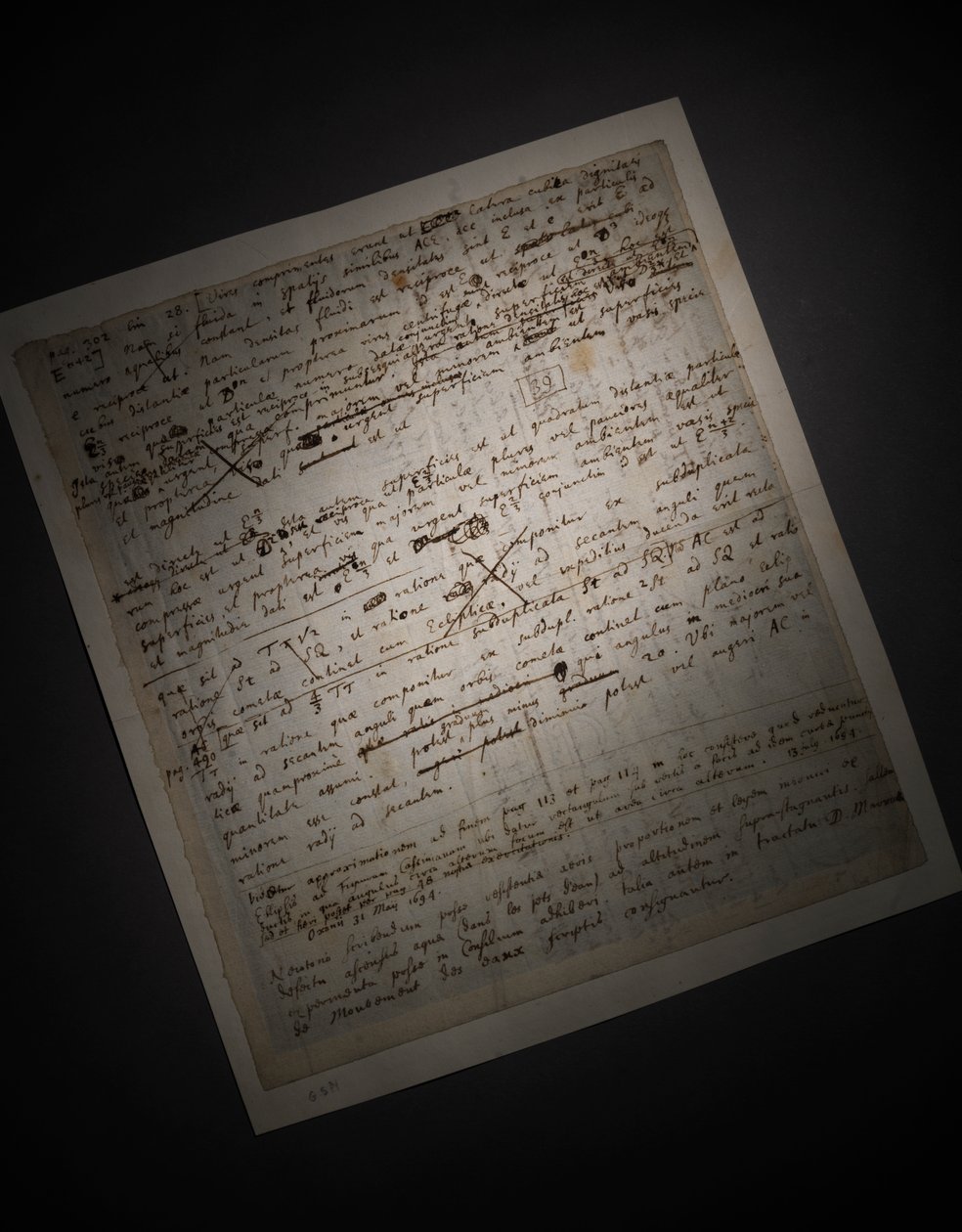 To siders revisioner af Principia Mathematica af Isaac Newton