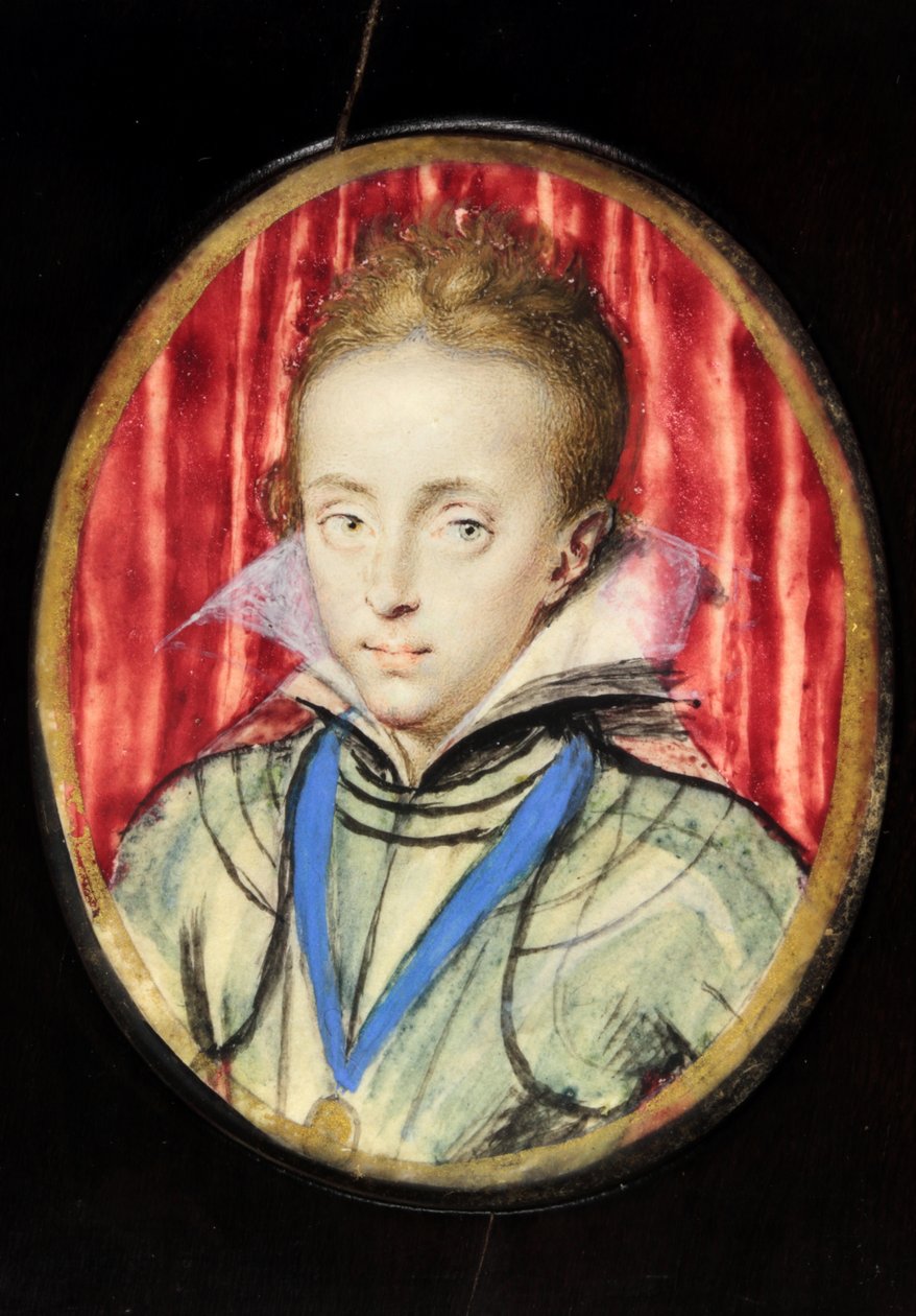 Charles, prins af Wales, senere kong Charles I, c.1611 af Isaac Oliver