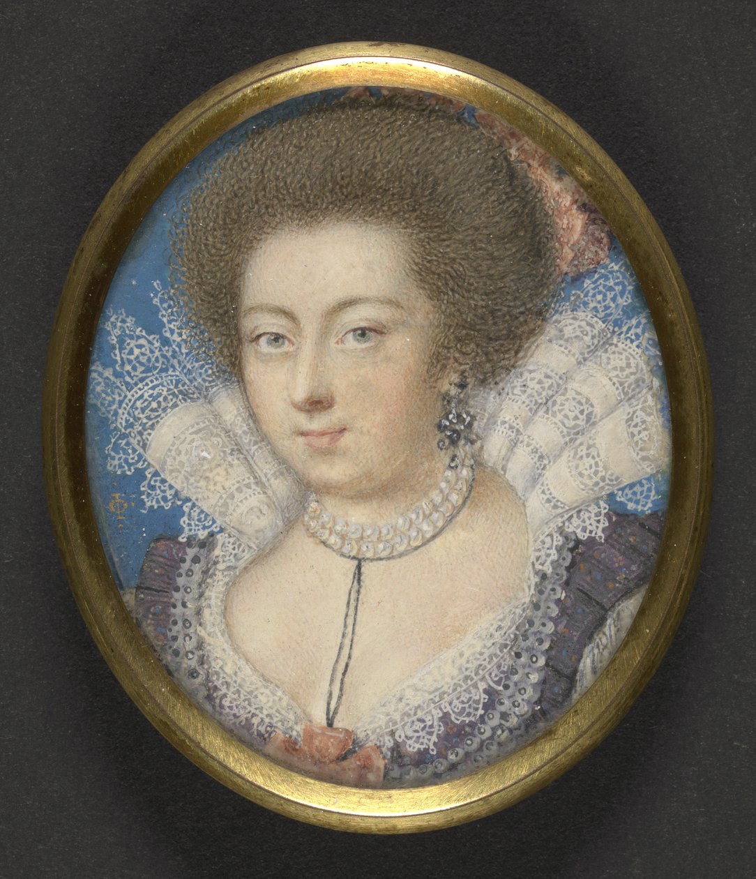 Elizabeth, dronning af Bøhmen, ca. 1615 af Isaac Oliver