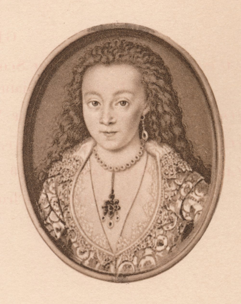 Portræt - Arabella Stewart, c1500-tallet, 1904 af Isaac Oliver I