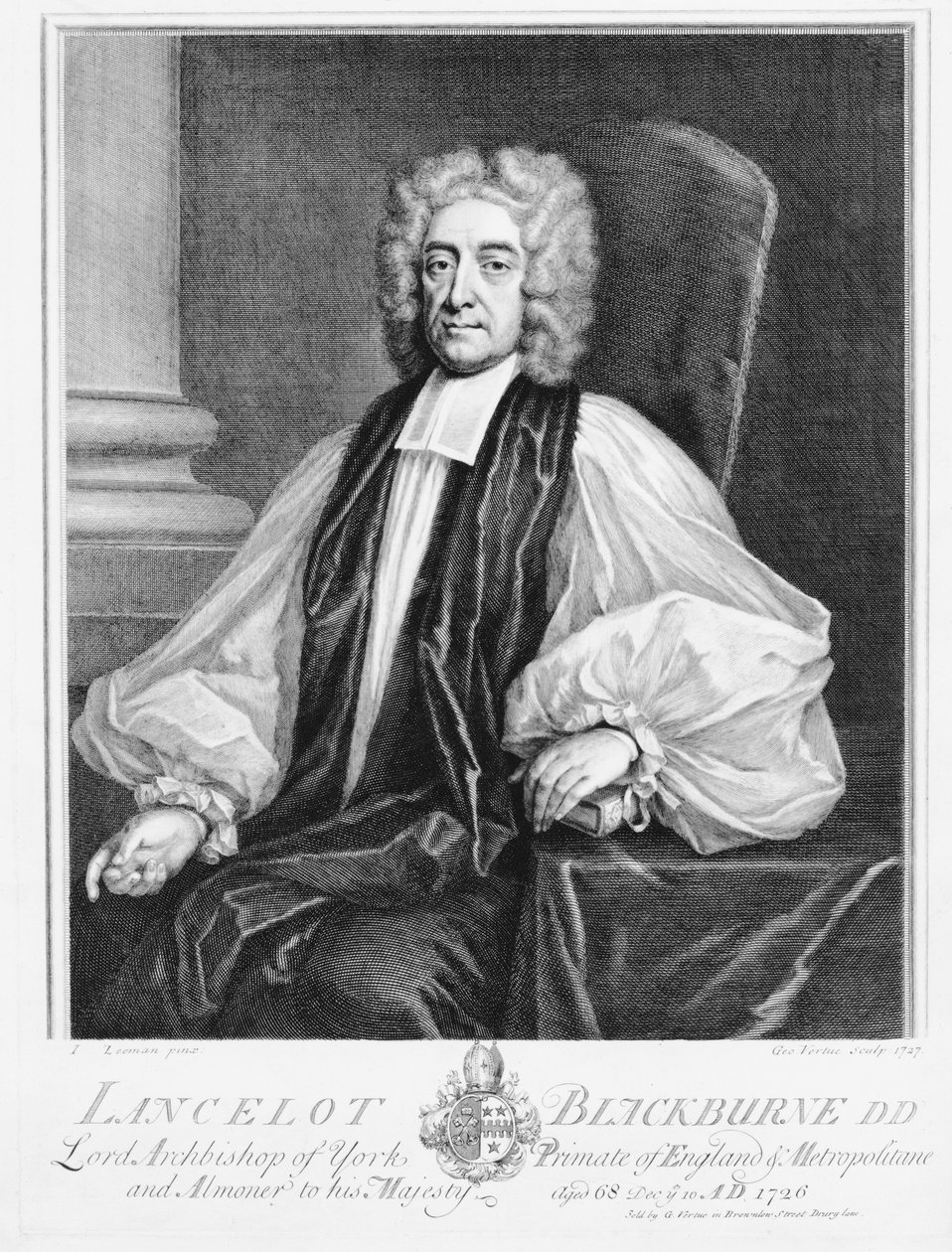 Lancelot Blackburne (1658-1743), ærkebiskop af York af Isaac Seeman
