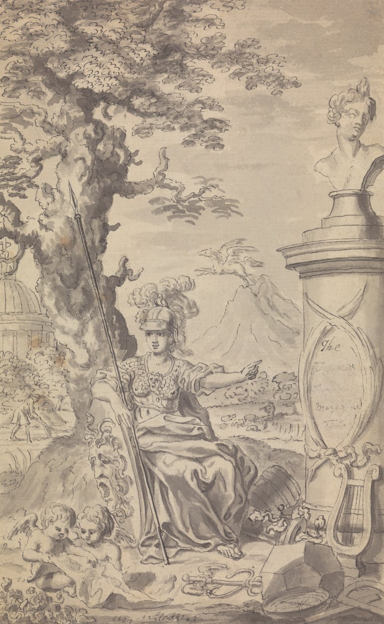 Town and Country Magazine - Frontispice for 1769 (1. udgave derfor ingen bind nr.) af Isaac Taylor
