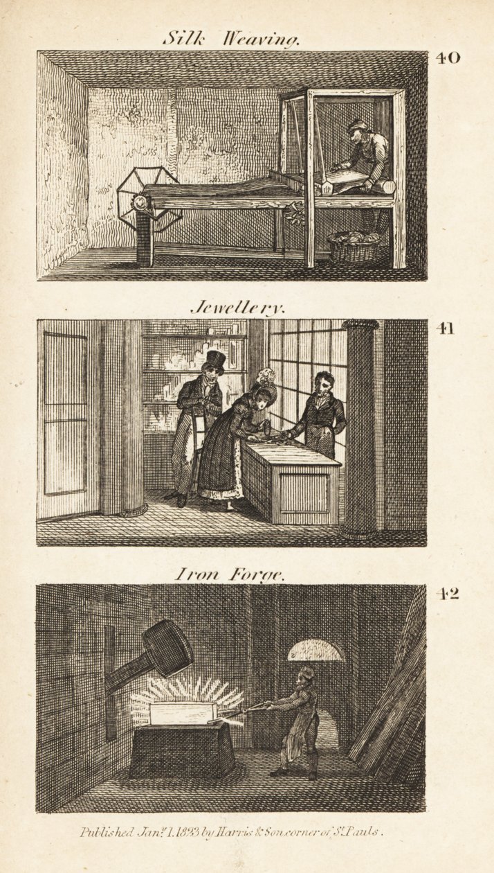 Handler i Regency England: silkevævning, smykker og jernsmedje af Isaac Taylor