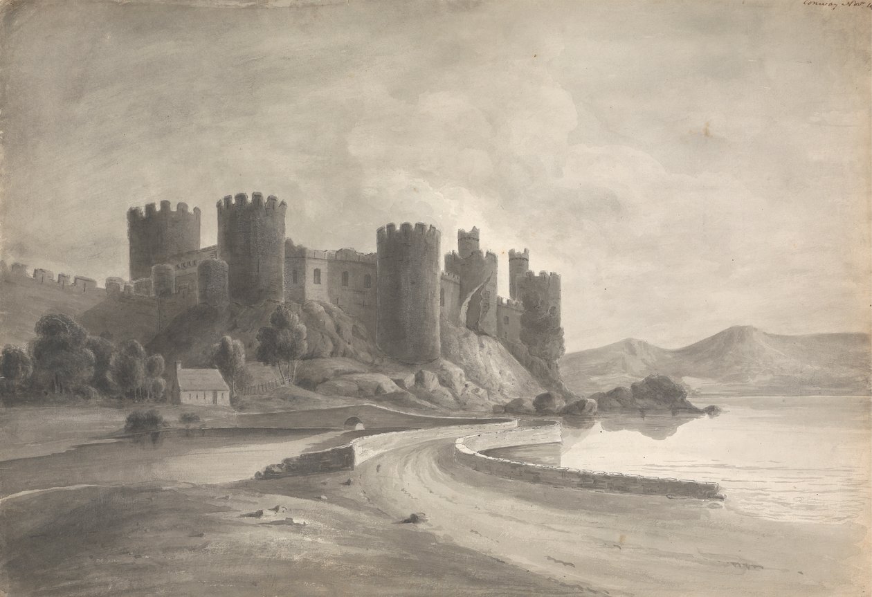 Conway (Castle, North Wales), november 1809 af Isaac Weld