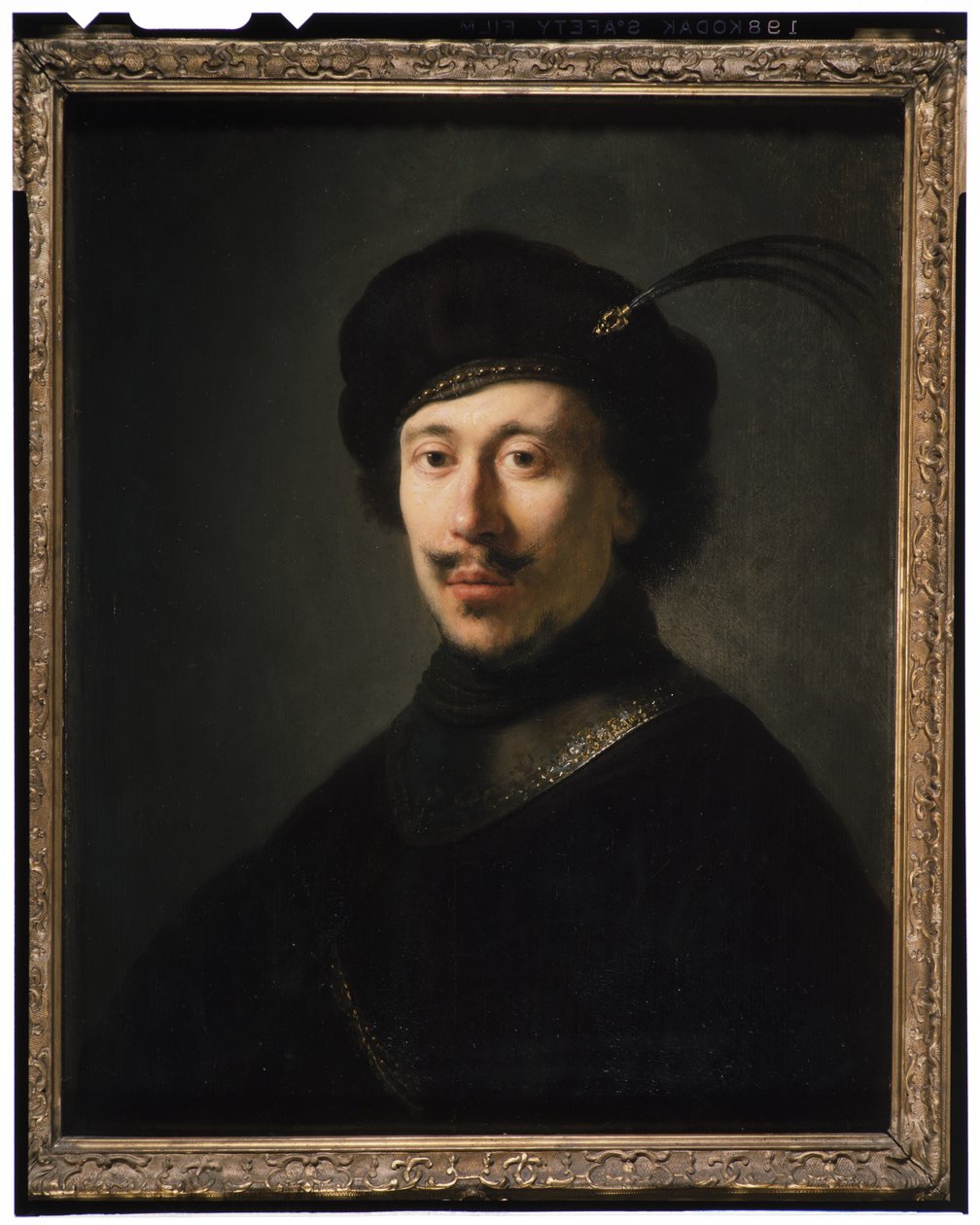 Ung mand i en kløft og pelshue, c.1630 af Isaac de Jouderville