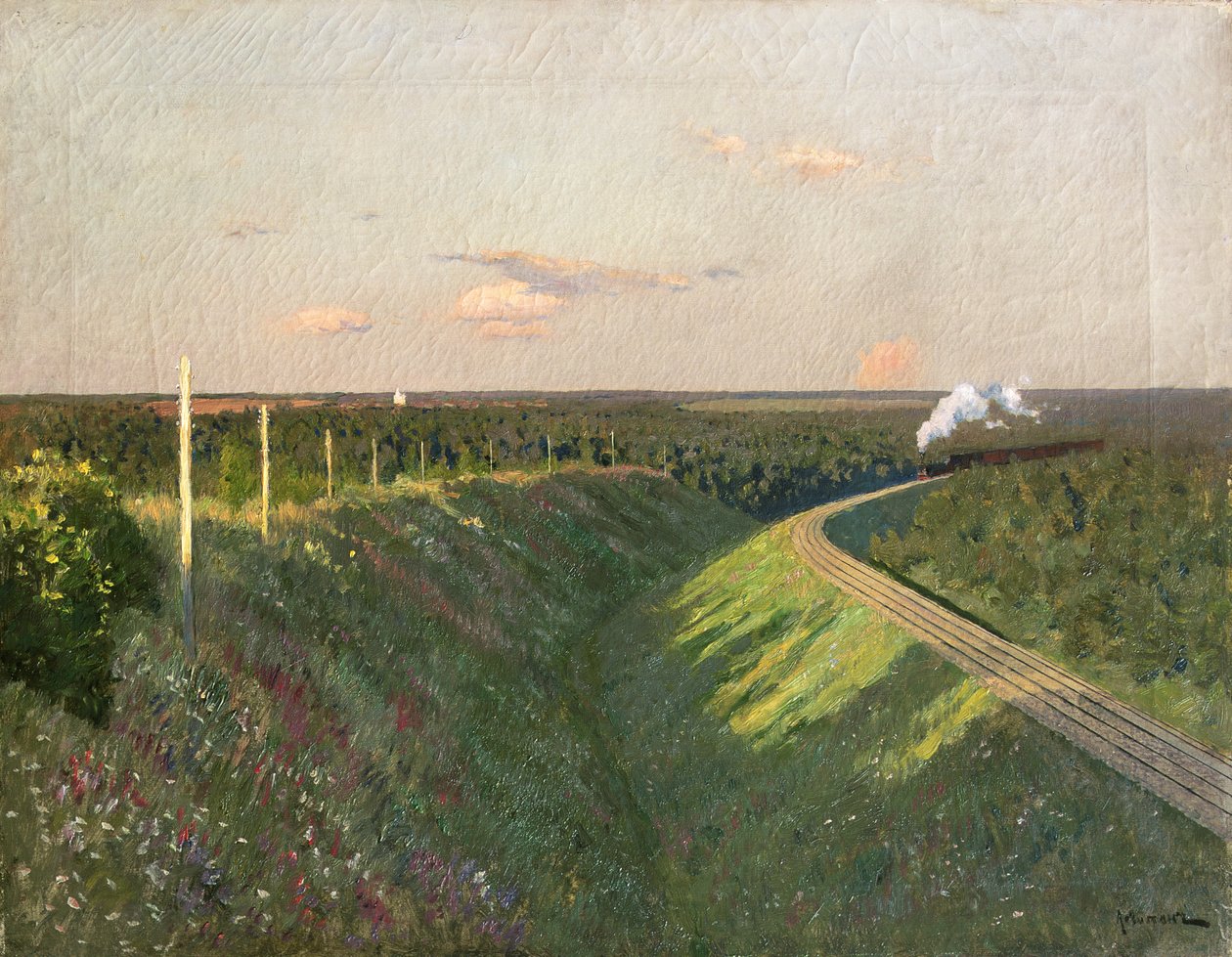 Et tog på sin rejse af Isaak Ilyich Levitan