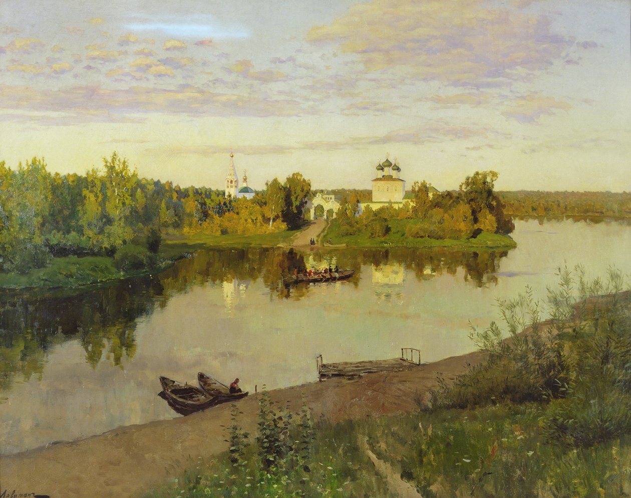 Aftenklokken ringer, 1892 af Isaak Ilyich Levitan