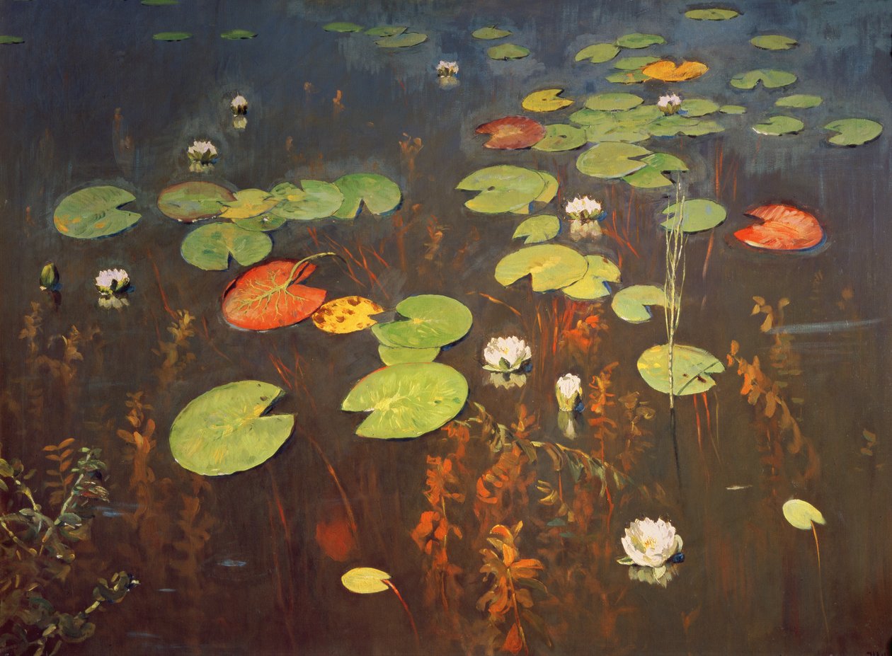 Vandliljer 1895 af Isaak Ilyich Levitan