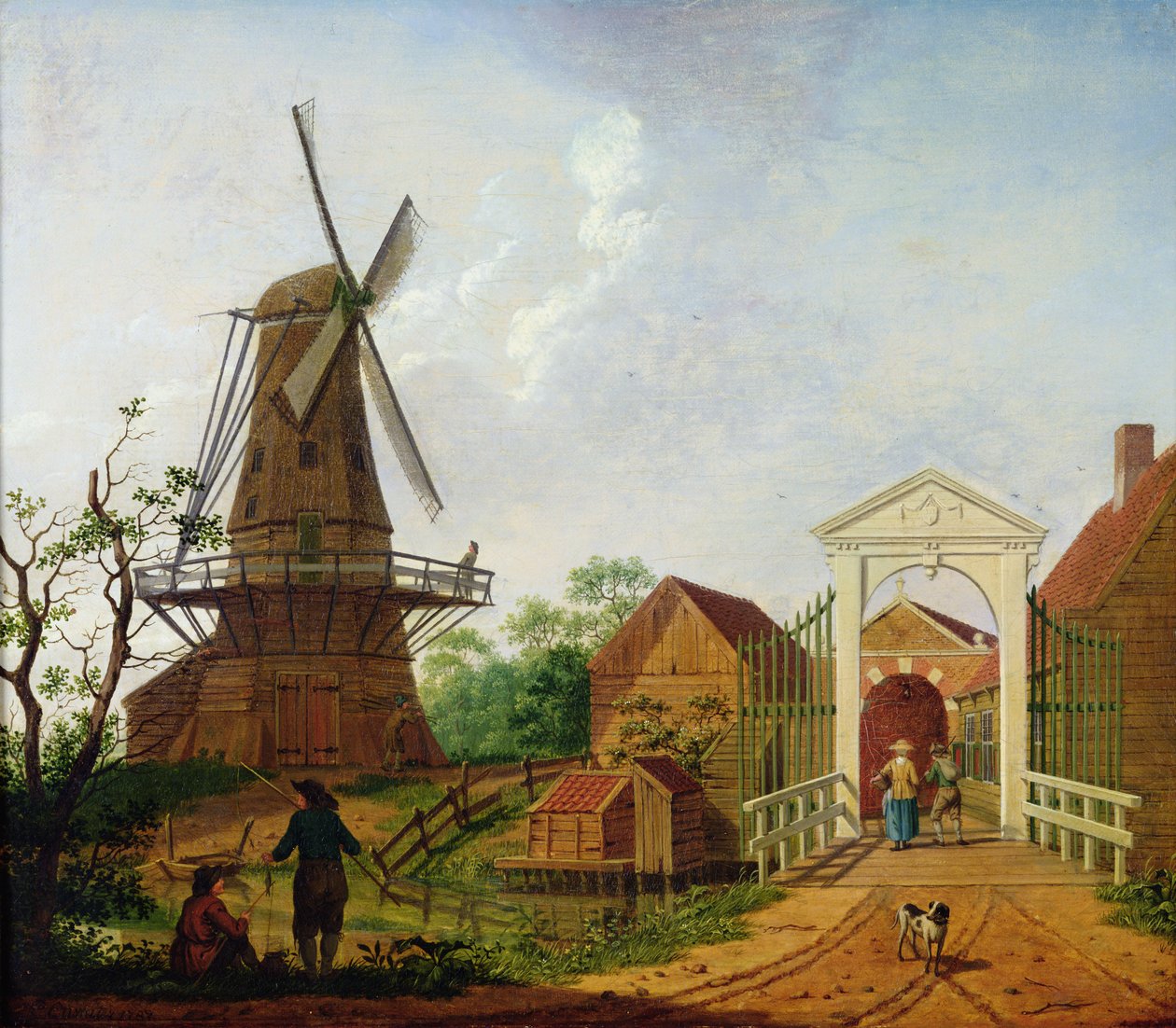 Vindmøllen, 1787 af Isaac Ouwater