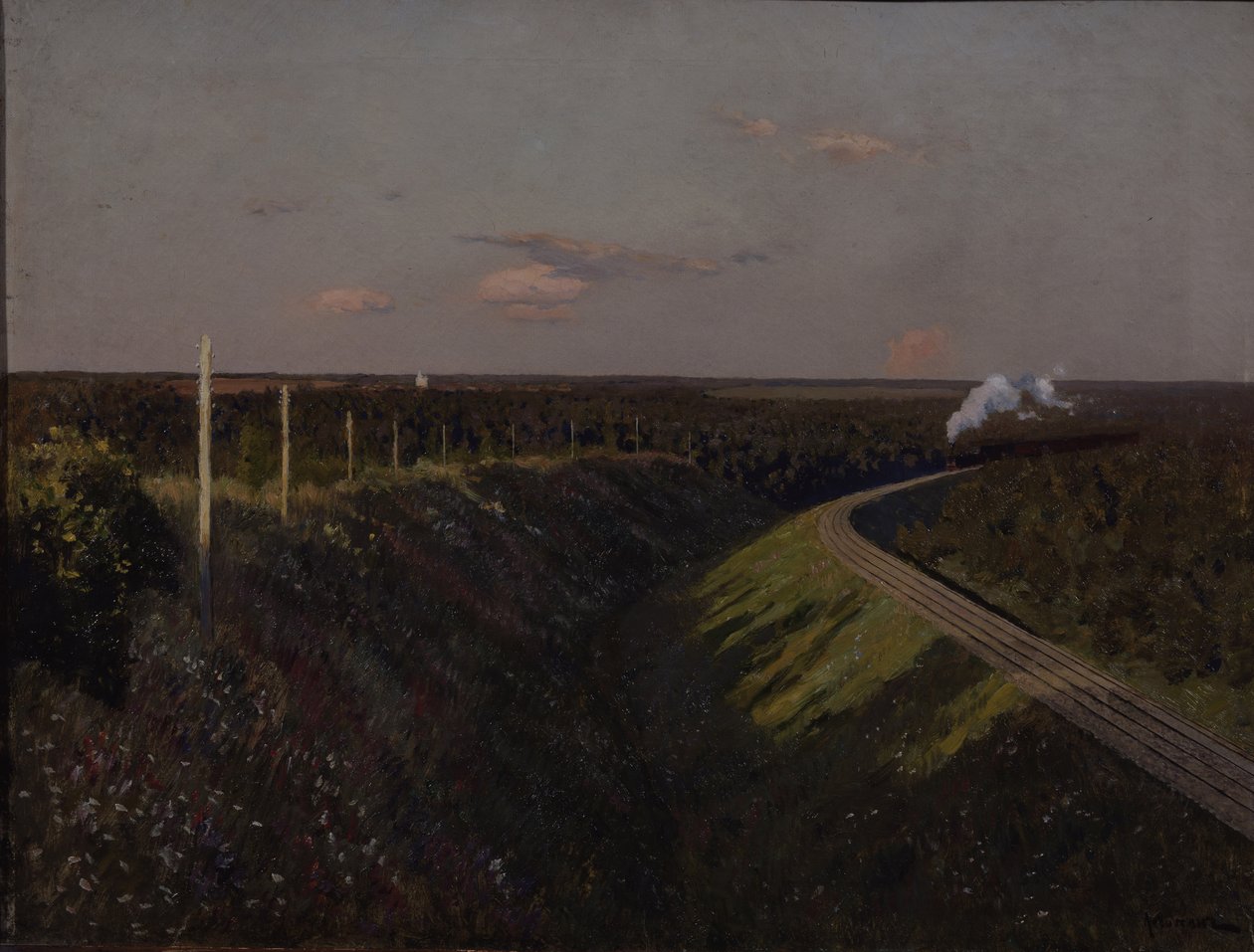 Et tog på vej, 1890