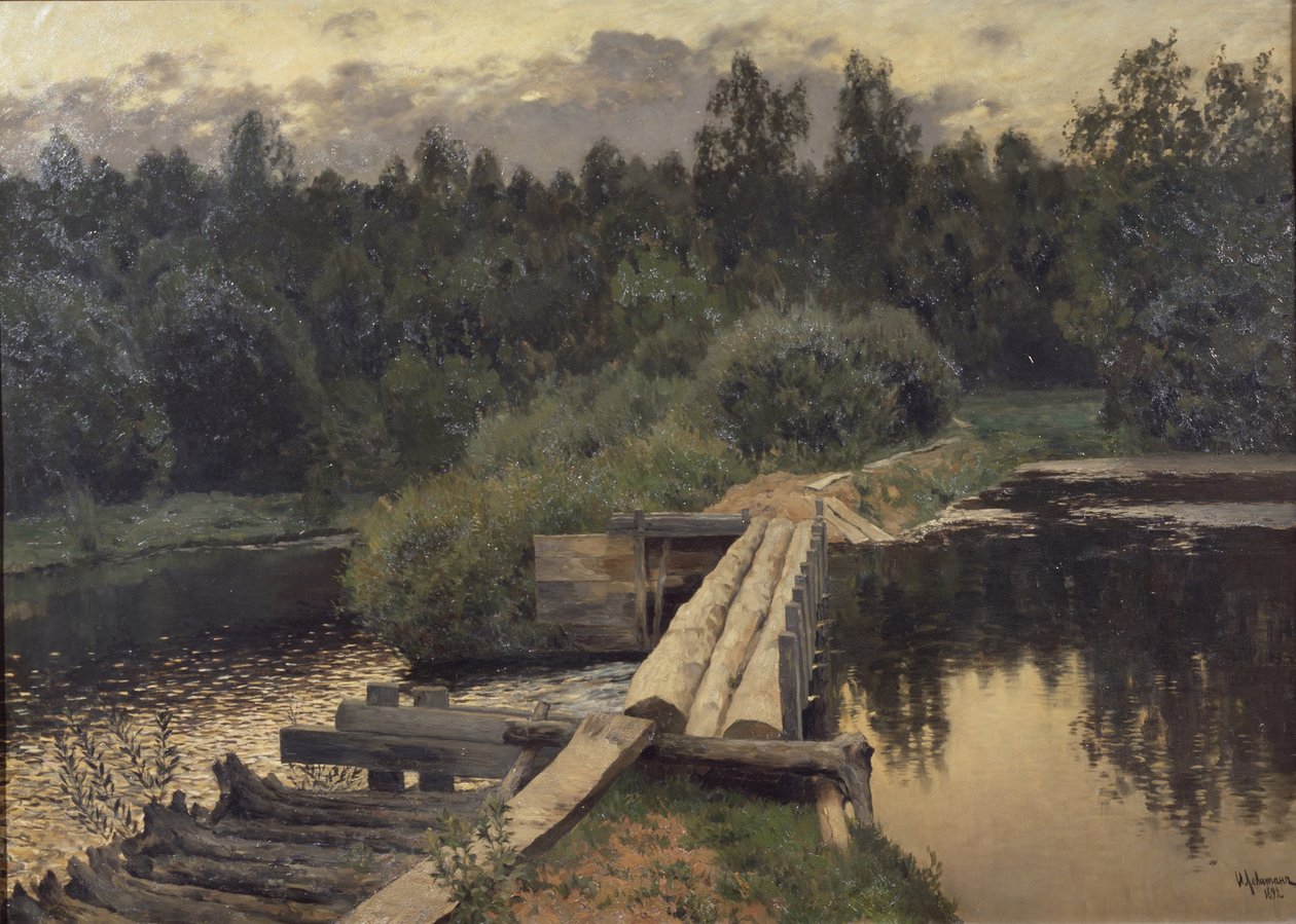 Ved det lavvandede, 1892 af Isaak Ilyich Levitan