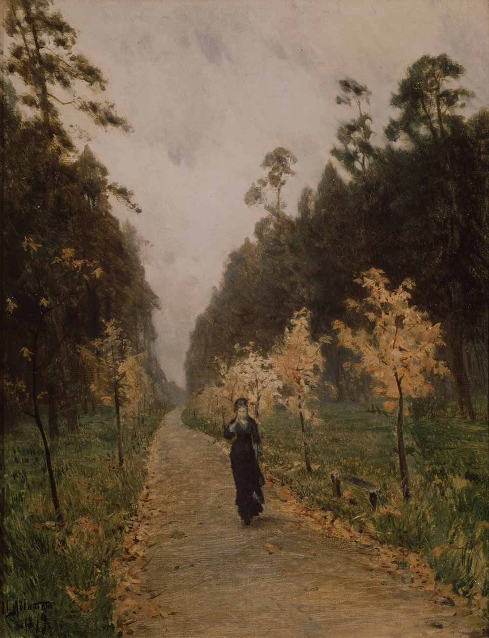 Efterårsdag. Sokolniki, 1879 af Isaak Ilyich Levitan