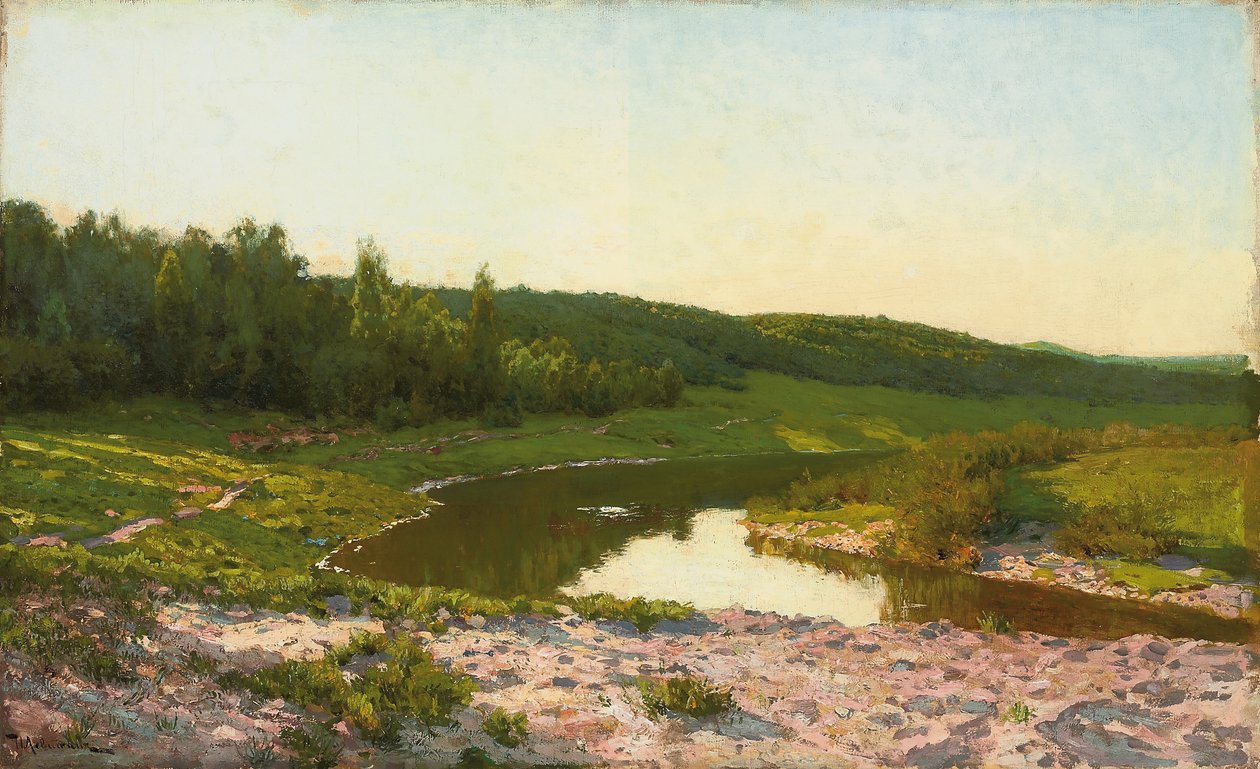 Ved vandkanten, af Isaak Ilyich Levitan