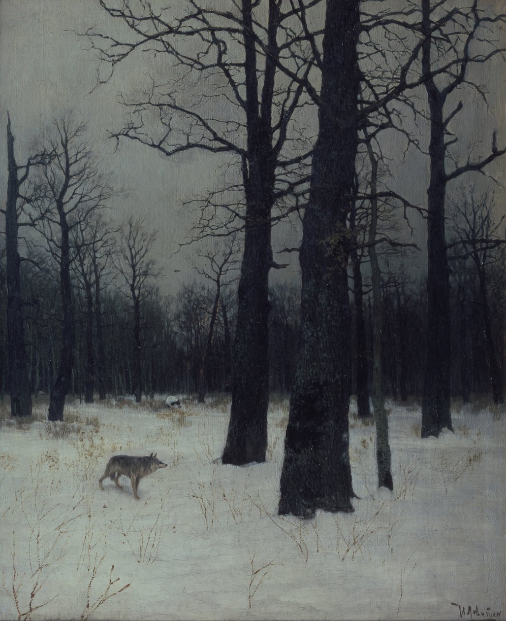Skov om vinteren, 1885 af Isaak Ilyich Levitan