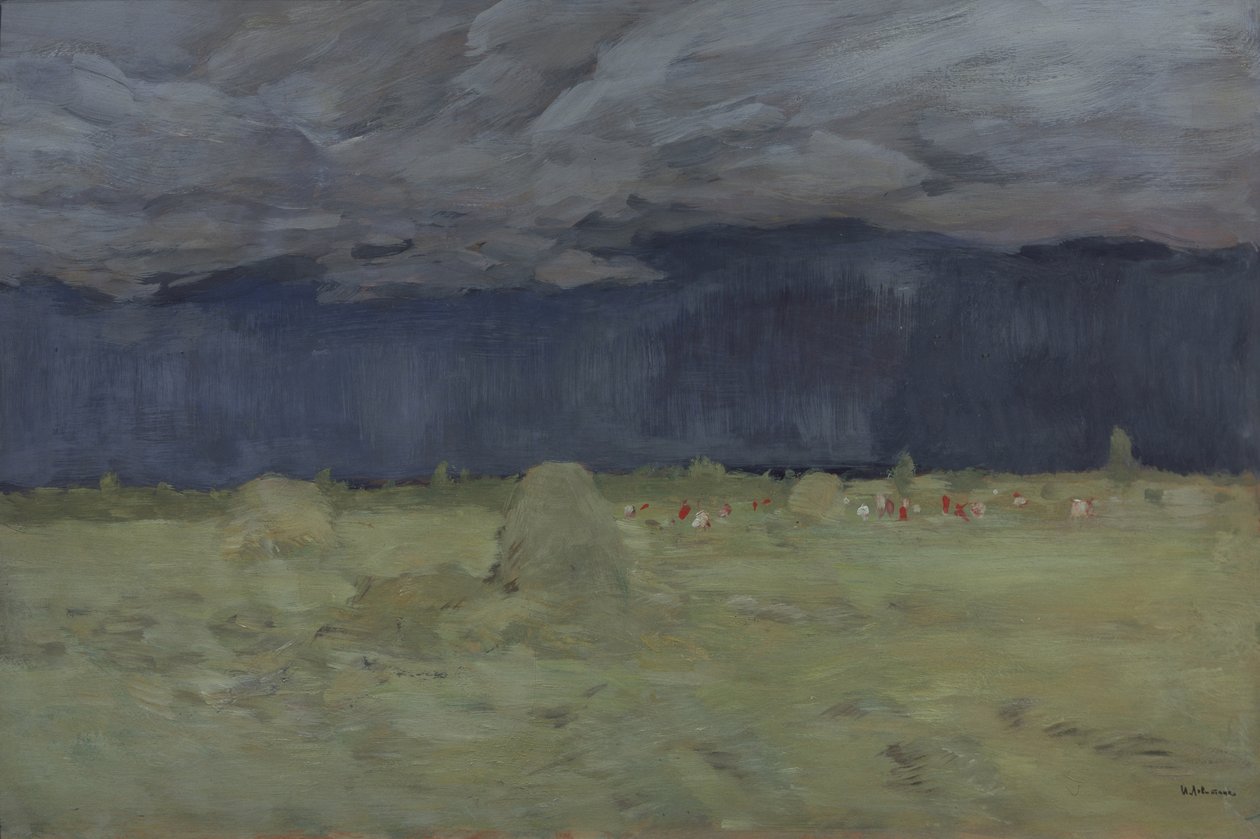 Hey-Making, 1900 af Isaak Ilyich Levitan