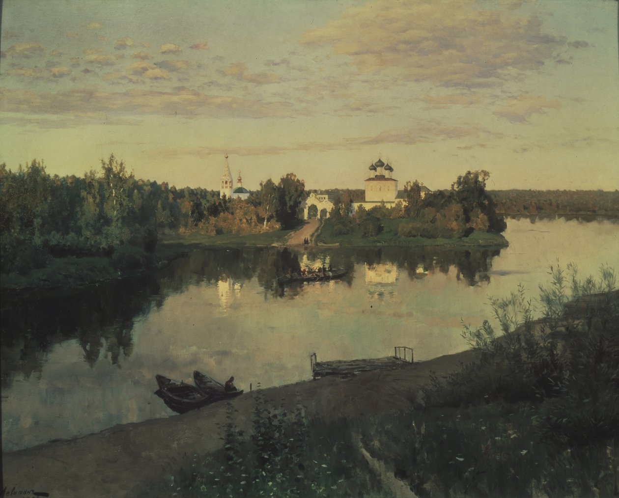 Aftenringen, 1892 af Isaak Ilyich Levitan