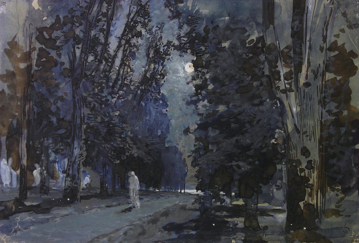 Skyggerne. Måneskinsnat, 1880