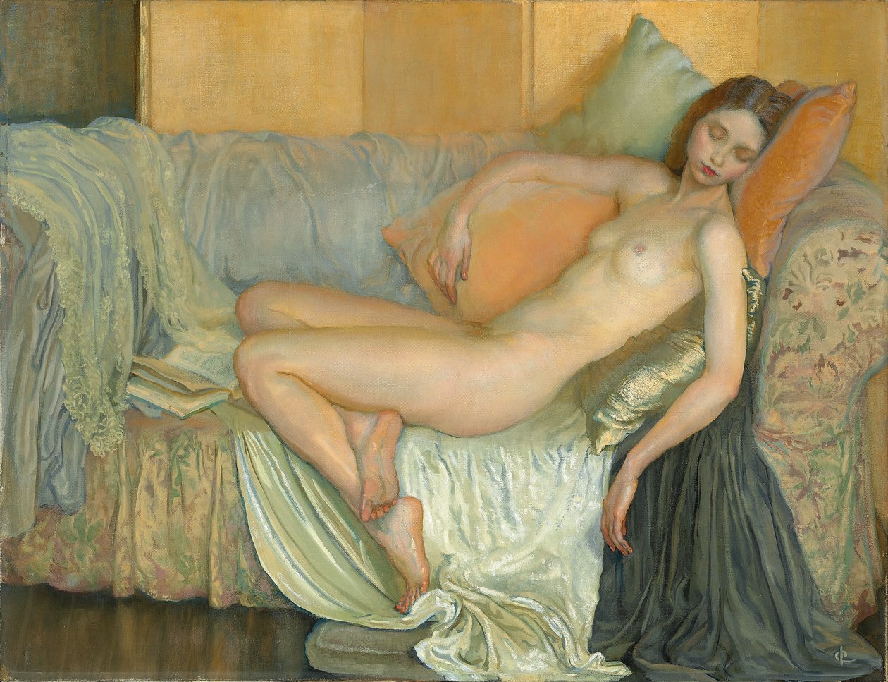 Drowsy Summer Days (olie på lærred) af Isabel Codrington